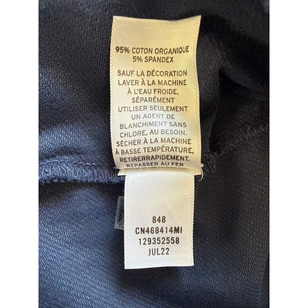 Caslon Women Navy Peacoat Cargo Pants Elastic Drawstring Waist CN468414MI Size S - Picture 10 of 10